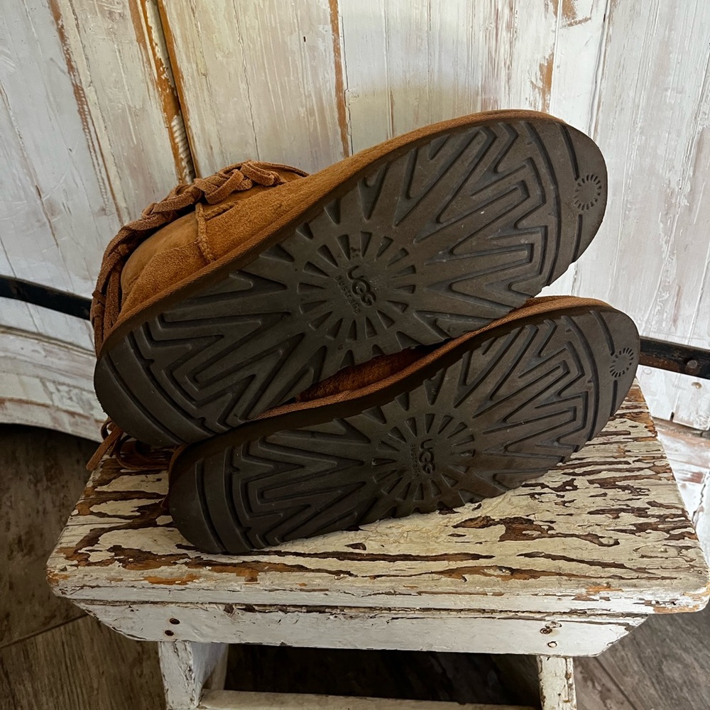 UGG Australia Wynona fringe short boots - Picture 8 of 12